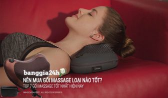 Nên mua gối massage loại nào tốt? Top 7 gối Massage tốt nhất hiện nay