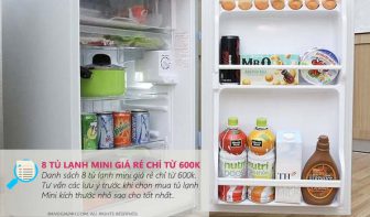 Top 9 tủ lạnh Mini giá rẻ chỉ từ 600k