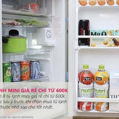 Top 9 tủ lạnh Mini giá rẻ chỉ từ 600k